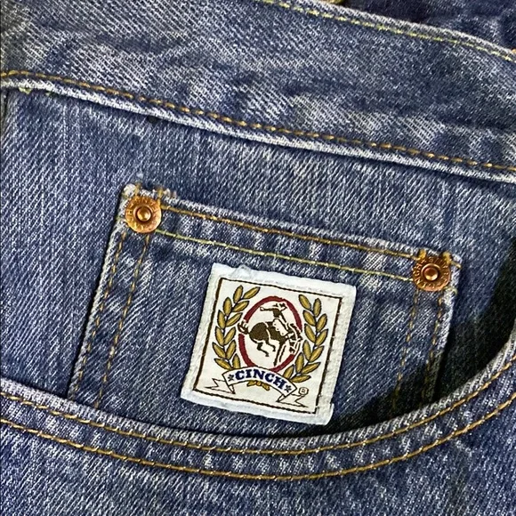 Cinch Blue Straight Relaxed Jeans Classic Style MB92834013 Cut# RMCC-3130-C
